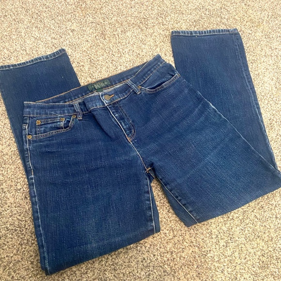 Ralph Laren and Co Jeans Size 10 Dark wash - Picture 1 of 8